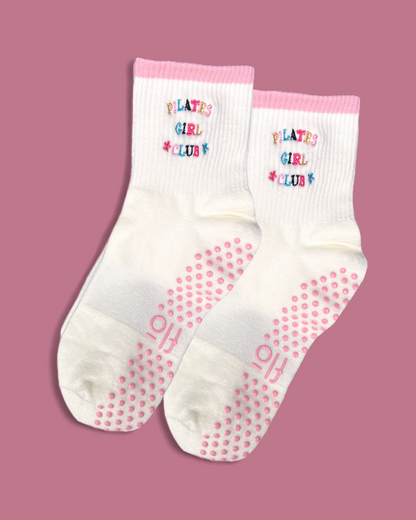 PILATES GIRL CLUB GRIP SOCKS